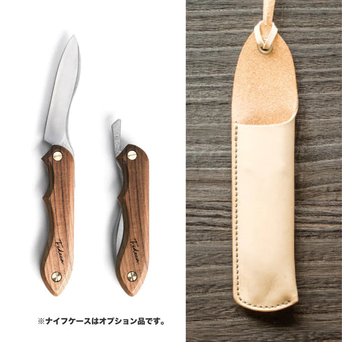 折畳式料理ナイフ リップルブラック (ステンレス鋼/銀紙三号)